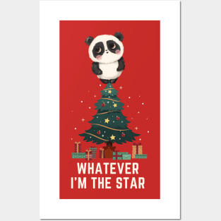 Cute Panda Whatever im the star Posters and Art